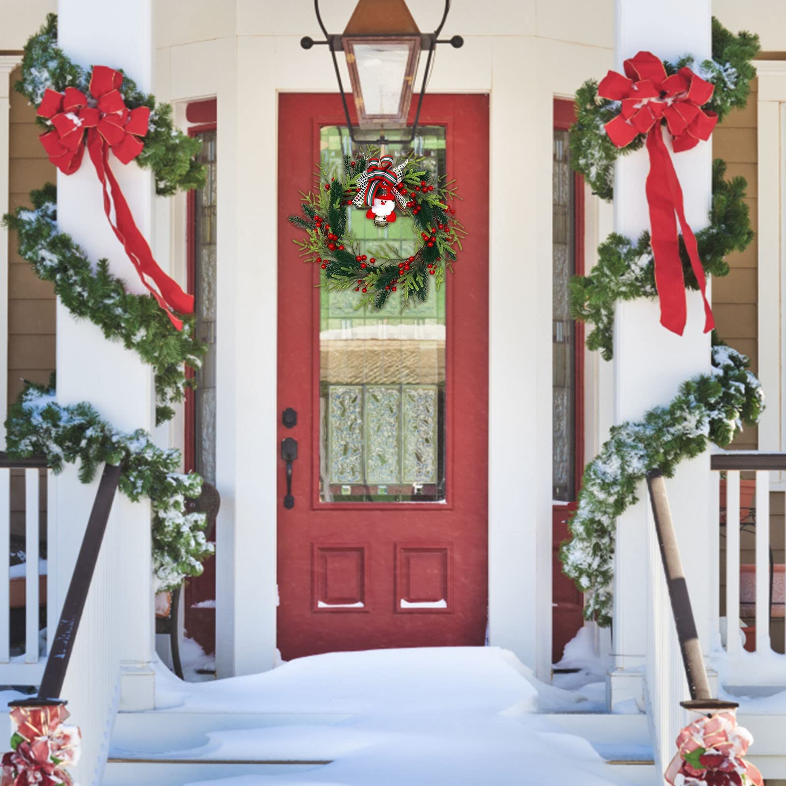 12” Wreath 17.72 Inch Christmas Wreath Outdoor Christmas Wreath